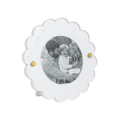 Mud Pie Mini White Circle Frame
