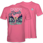 Itsa Girl Thing Women's Country Roads Tee - Azalea
