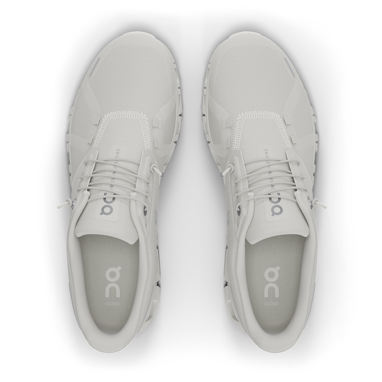 On Running Cloud 6 Women's Running Shoes -White/White