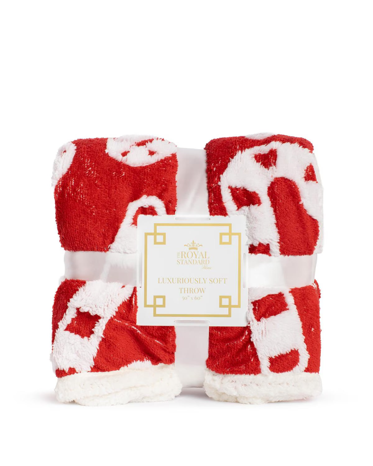 The Royal Standard Candy Cane Throw