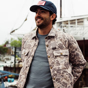 Marsh Wear Men's Saluda Puff Shacket - Khaki Mallard Camo