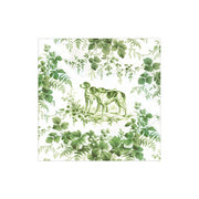 Caspari Hunting Toile Evergreen Cocktail Napkins