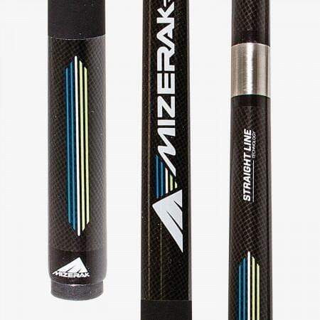 Mizerak 58" Two-Piece Deluxe Carbon Composite Pool Cue - Blue