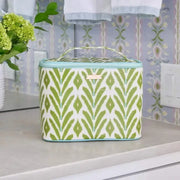 Laura Park Petite Frond Green Train Case