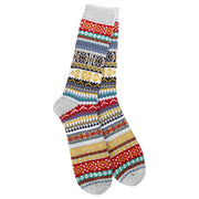 World's Softest Holiday Men's Studio Crew - Heather Grey Multi