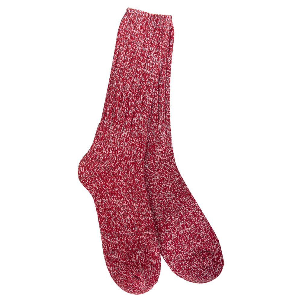 World's Softest Men's 1902 Metro Ragg Crew - Crimson