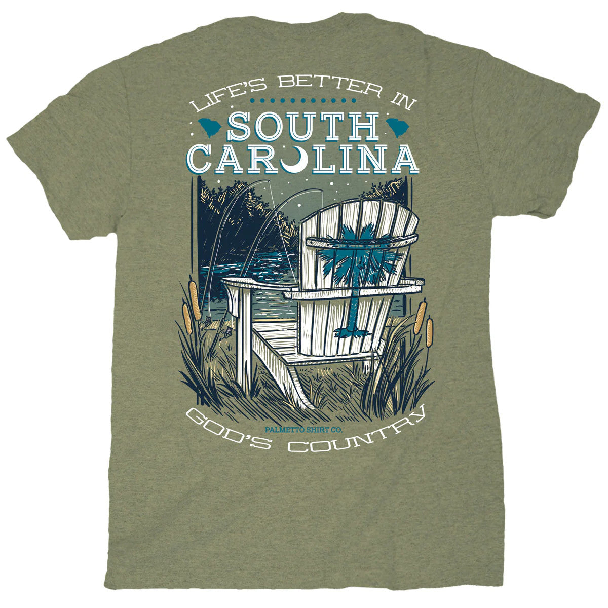 Palmetto Shirt Co. God's Country Tee