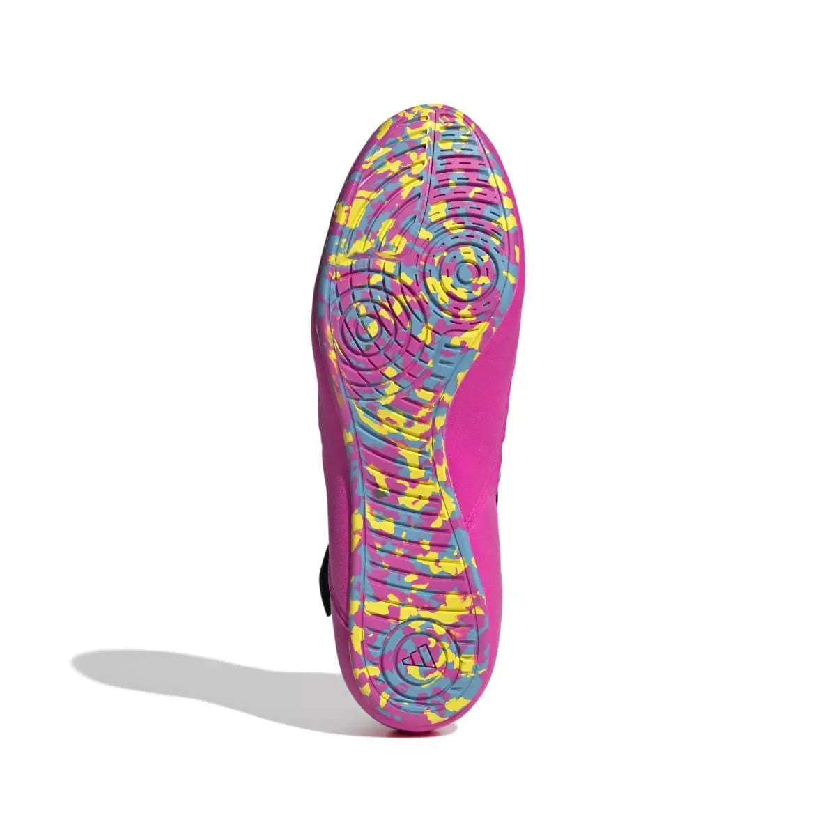 Adidas HVC 2 Wrestling Shoes - Black/Cyan/Pink