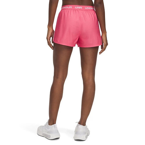 Under Armour Women's Tech 3" Play Up Shorts - Super Pink/White