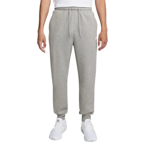 Nike Men's Club BB Joggers - Dark Grey Heather/Light Smoke Grey/White