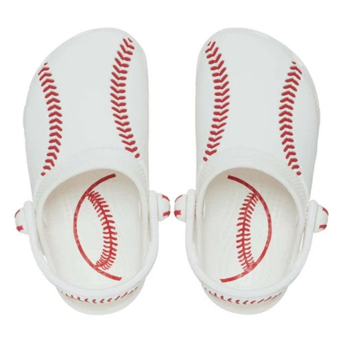 Crocs Toddler Baseball Clogs - White