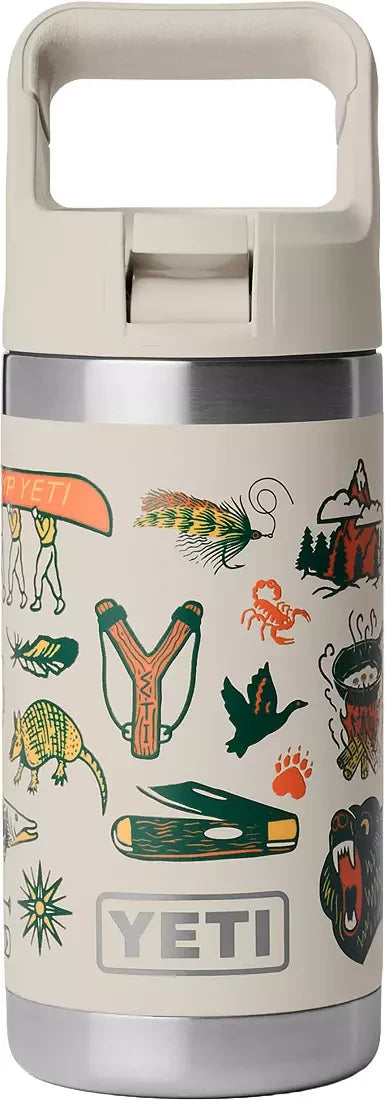 Yeti Rambler Jr. 12oz Water Bottle - Cape Taupe Summer Camp