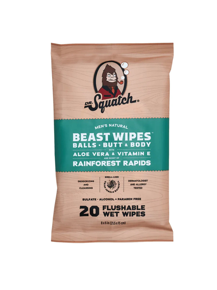 Dr. Squatch Rainforest Rapids Wipes