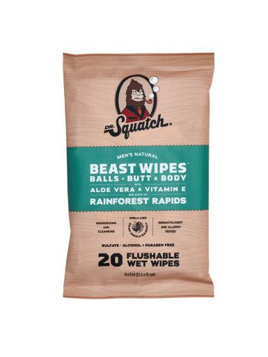 Dr. Squatch Rainforest Rapids Wipes