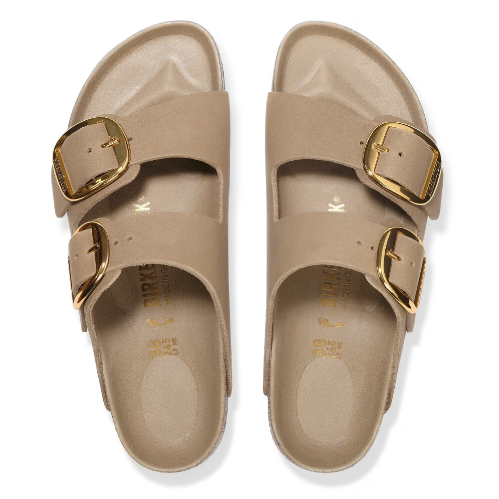 Birkenstock Arizona Oiled Leather Tobacco Brown Sandals