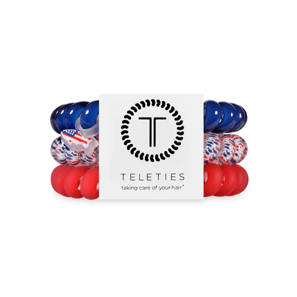 Teleties Sea to Shining Sea Large Hair Ties