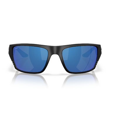 Costa Del Mar Finlet Matte Black Blue Mirror Polarized Sunglasses