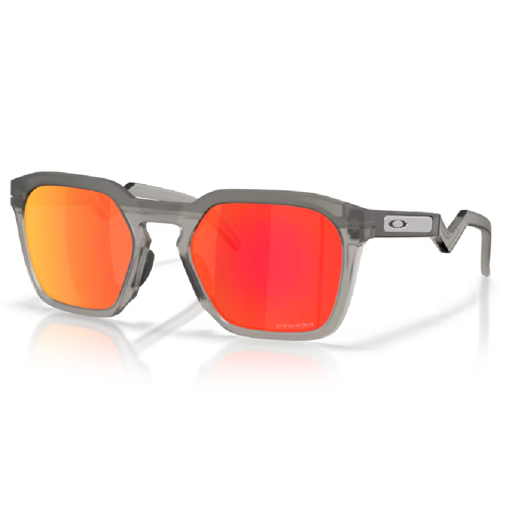 Oakley HSTN Unisex Prizm Polarized Lifestyle Sunglasses - Matte Grey Smoke