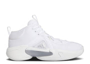 Adidas Women's Exhibit Select Mid Basketball Shoe - Cloud White / Crystal White / Silver Metallic