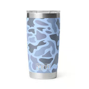 Yeti Blue Camo 20oz Rambler Tumbler with MagSlider Lid