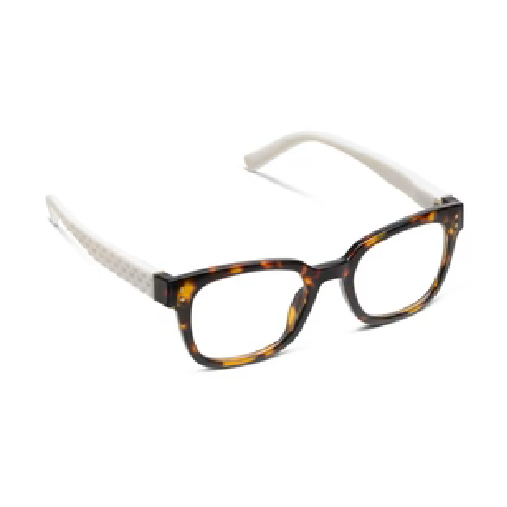 Peepers Aubrey Tortoise/White Blue Light Blocking Reading Glasses