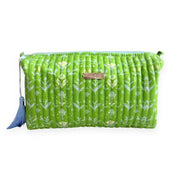 Laura Park Petal Garden Green Signature Large Cosmetic Bag