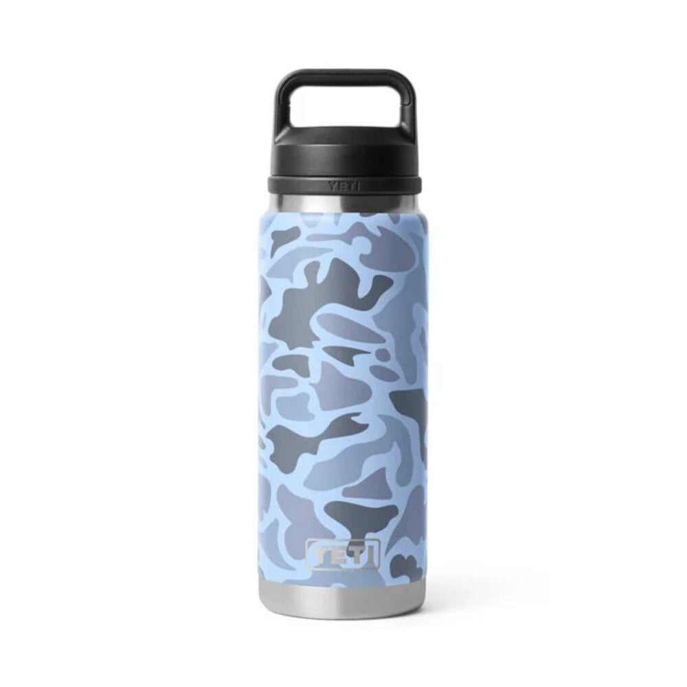 Yeti Blue Camo 26oz Rambler Bottle with Chug Cap