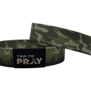 Tap To Pray Large Waterfowl Camo Wristband