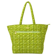 Laura Park Petal Garden Green Quilted Tote Bag