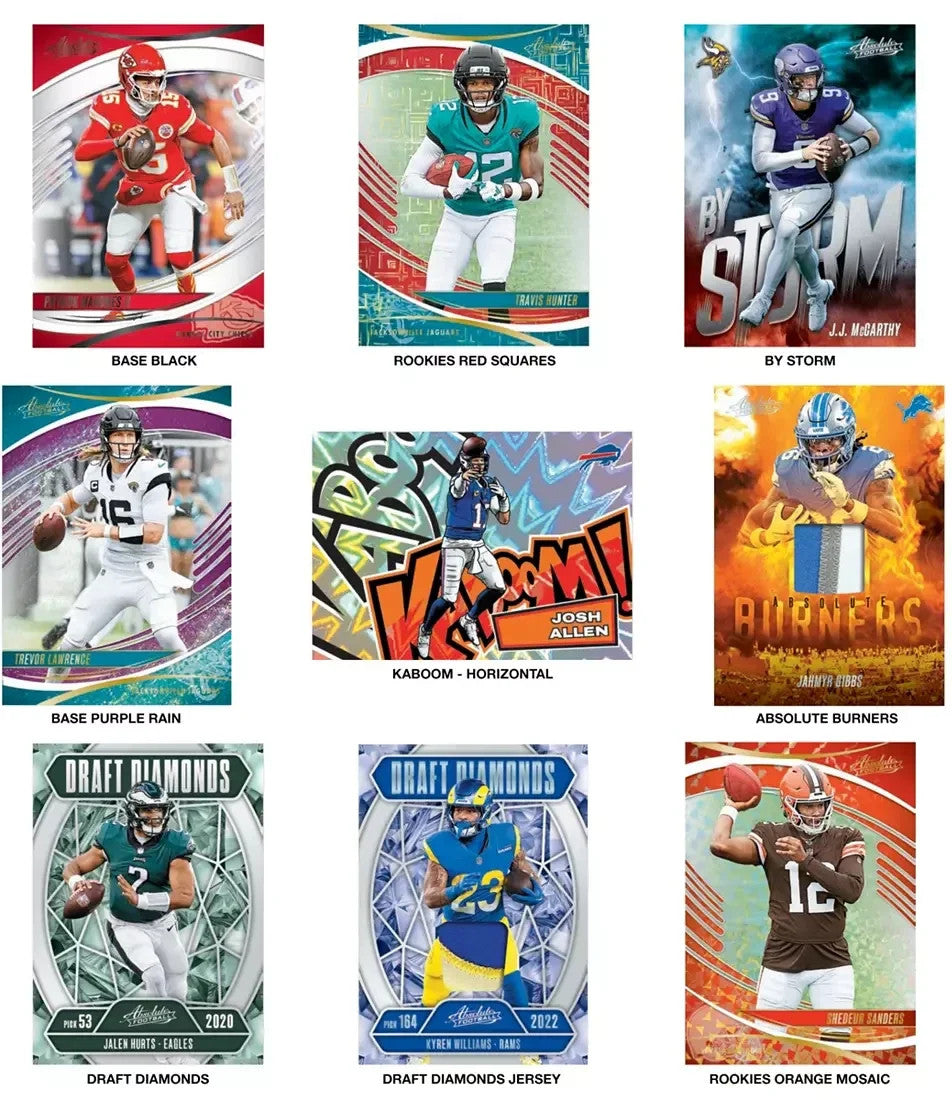 Panini Absolute 2025 Football Blaster Box