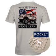 Straight Up Southern Men's Freedom Truck Tee