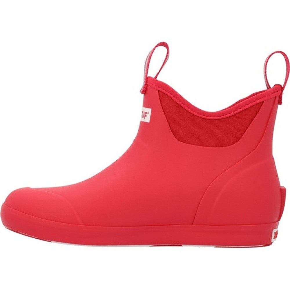 XTRATUF Women’s 6” Ankle Deck Boot Slip-On - Coral