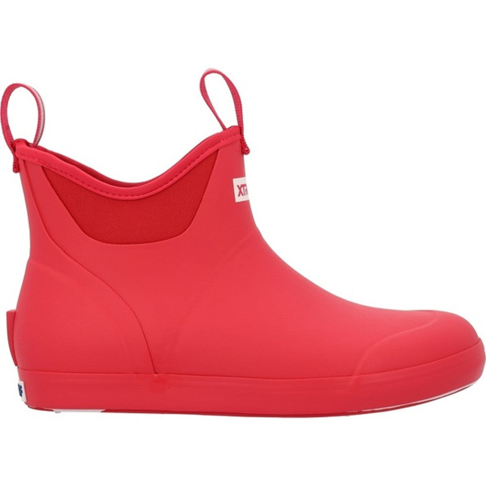 XTRATUF Women’s 6” Ankle Deck Boot Slip-On - Coral