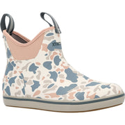 XTRATUF Women's 6 Inch Ankle Deck Boot - Ivory Duck Camo
