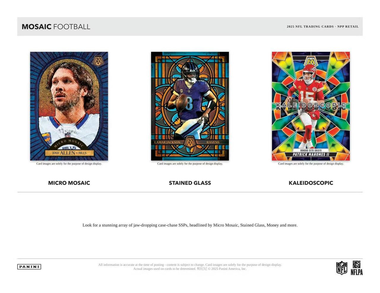 2025 Panini Mosaic Football Blaster Box