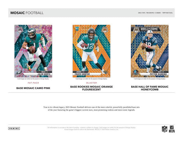 2025 Panini Mosaic Football Blaster Box