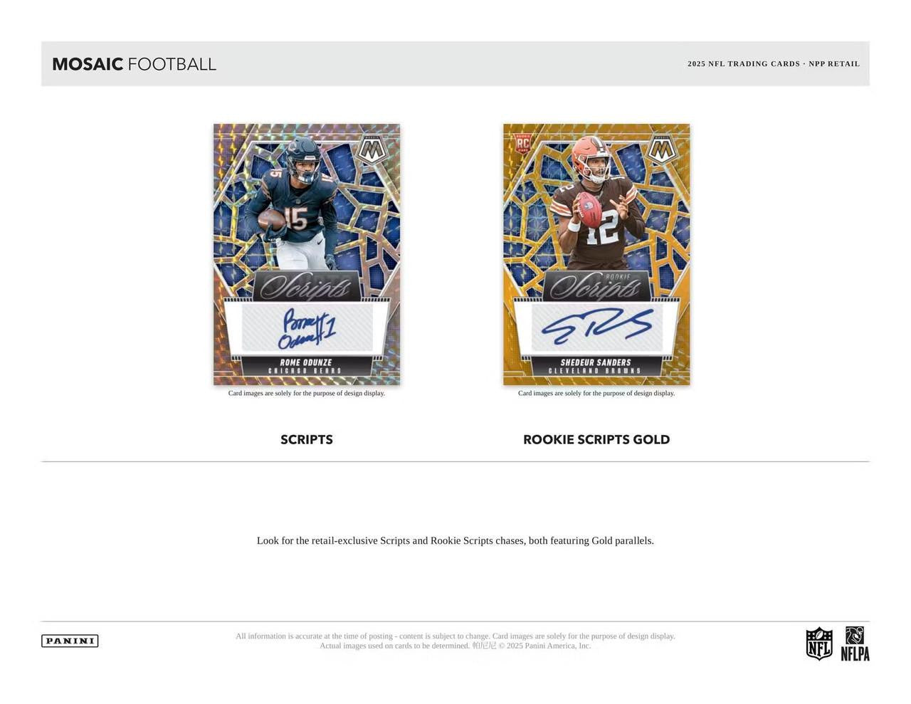 2025 Panini Mosaic Football Blaster Box