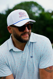 Breezy Golf Men's The American Geo Polo