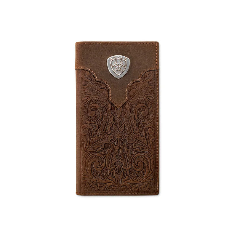 Ariat Men's Scrolls Overlay Rodeo Wallet