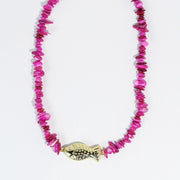 Treasure Jewels Fuchsia Ocean Necklace