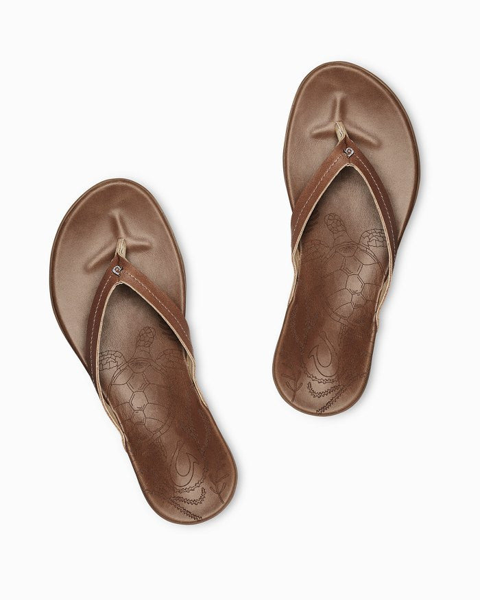 OluKai Women's Honu Sandal - Tan/Tan
