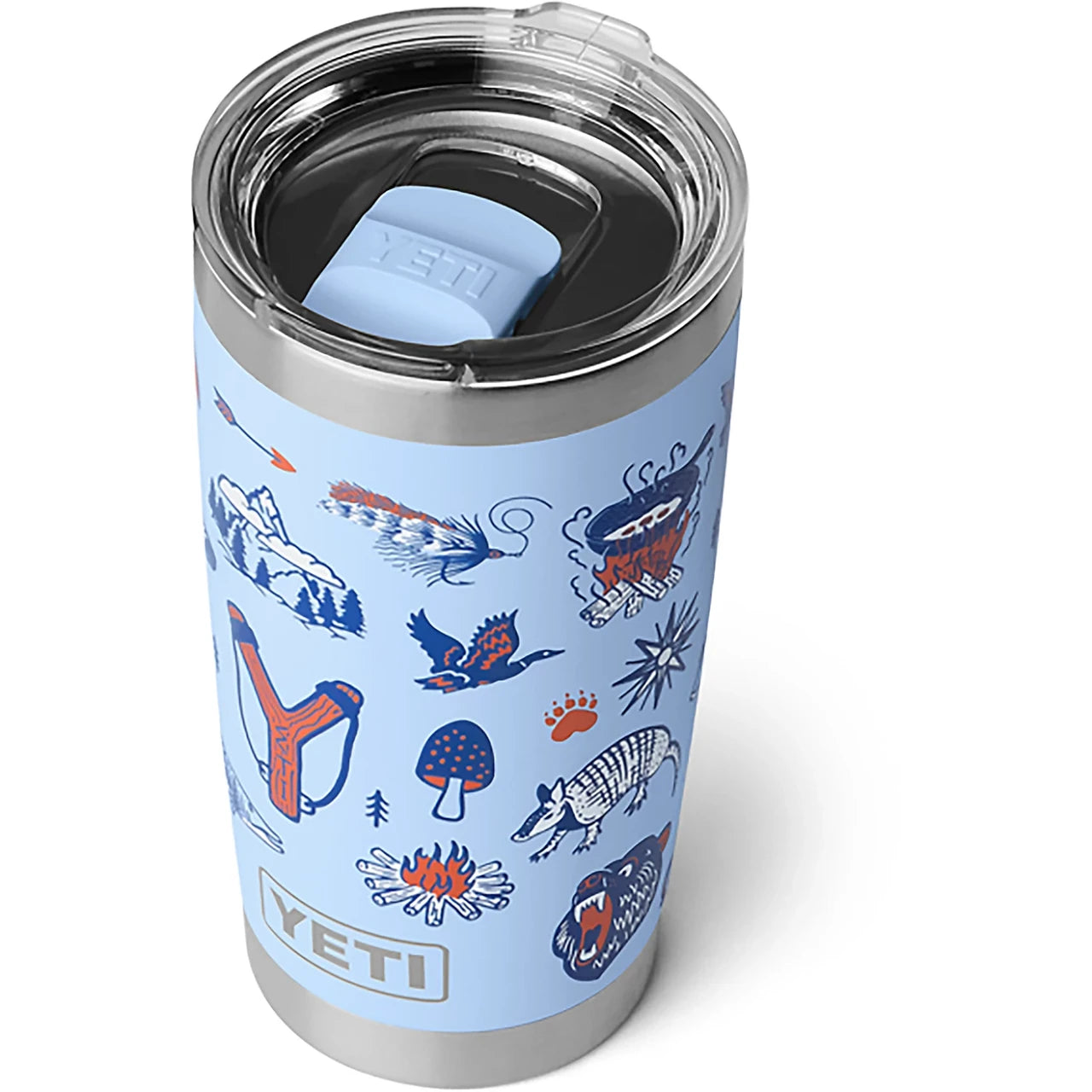 Yeti Rambler 20oz Tumbler - Big Sky Blue Summer Camp