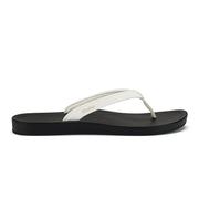 Olukai Women's 'Uiki - Bright White/Lava Rock