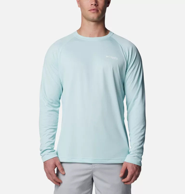 Columbia Men's PFG Solar Stream Long Sleeve Shirt - Icy Morn
