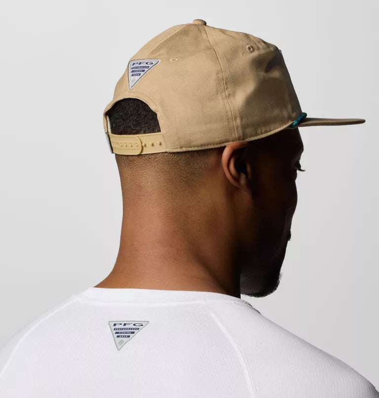 Columbia PFG Back Tack Snap Back - Beach/Trout Shine