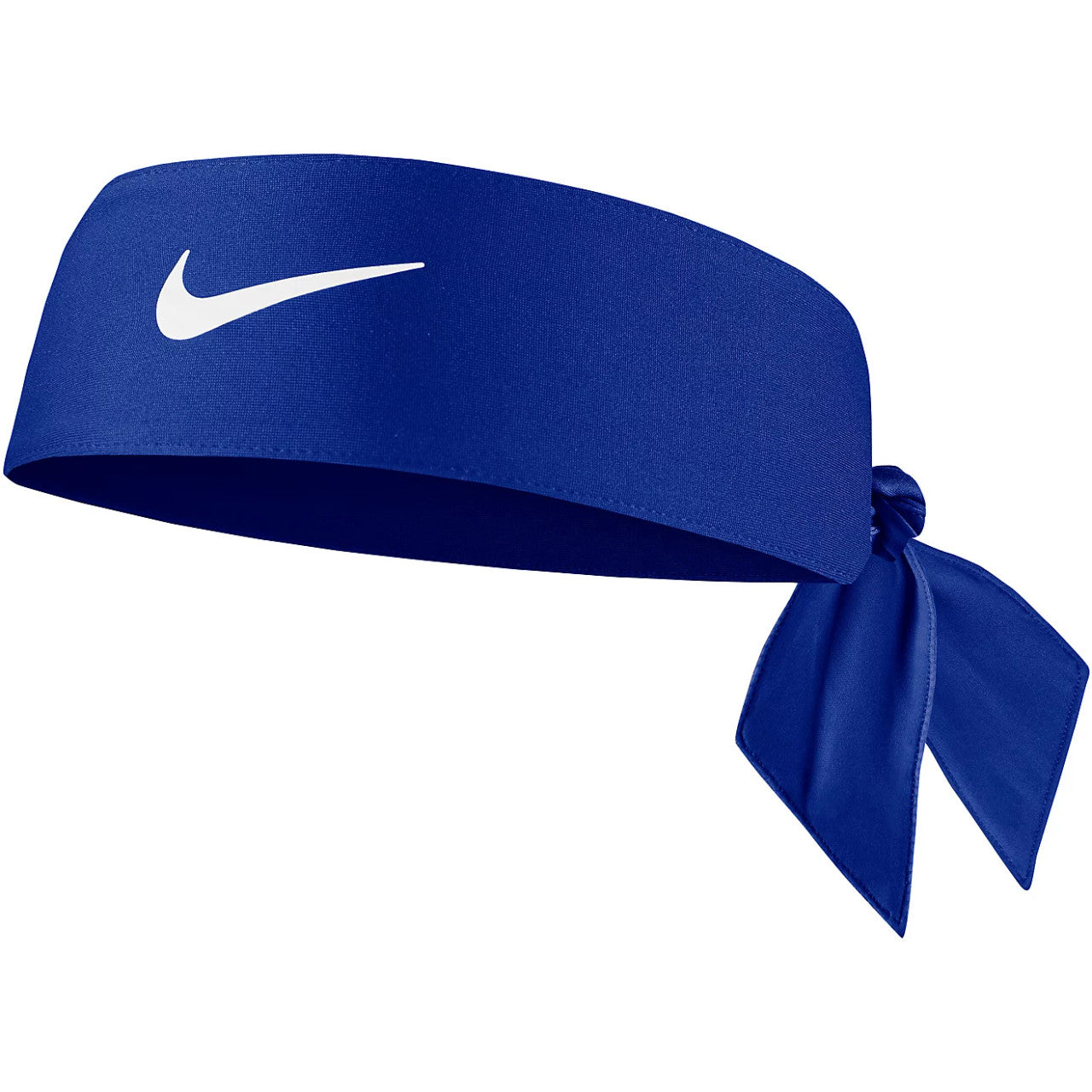 Nike Women's Dri-FIT Tie Headband 4.0 - Royal/White