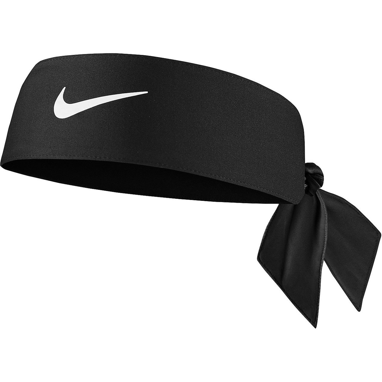 Nike Women's Dri-FIT Tie Headband 4.0 - Black/White