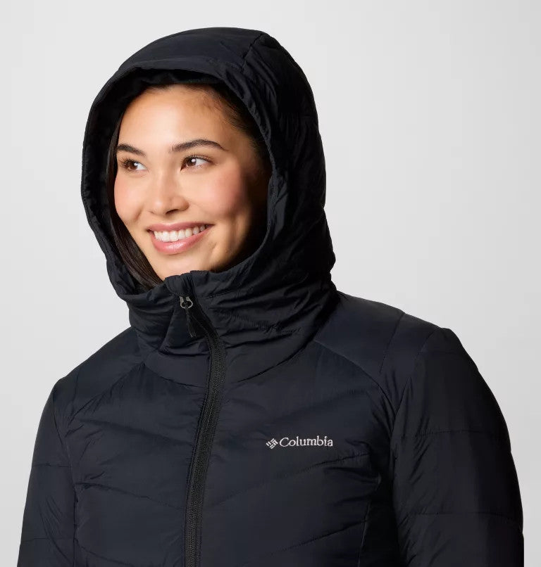 Columbia Women's Joy Peak II Mid Hooded Jacket - Black