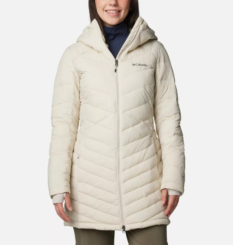 Columbia Women's Joy Peak II Mid Hooded Jacket - Dark Stone