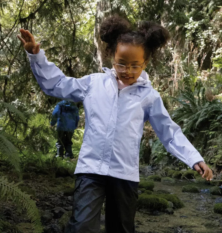 Columbia Girls' Arcadia Rain Jacket - Snowdrift